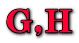 G,H